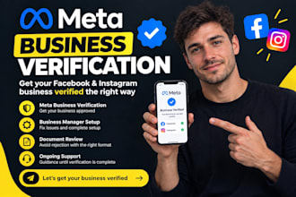 set up meta api, fix meta business manager, meta business verification