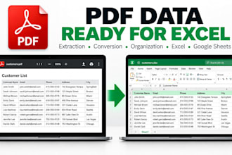 convert PDF to excel CSV or google sheets accurately