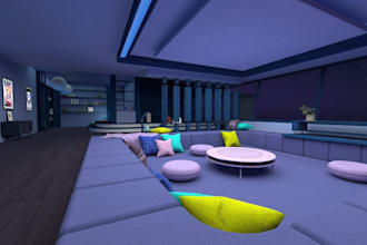 do interactive vrchat world 3d vrc environment vr chat map custom vrchat map