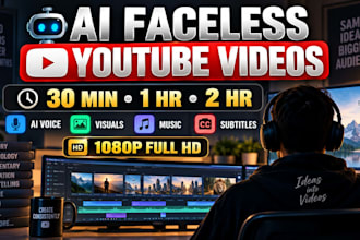 create faceless youtube videos with ai voiceover