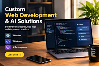 be your software developer full stack frontend backend custom website app ai dev