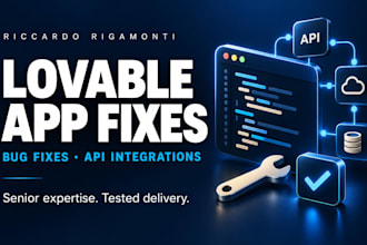 fix bugs and integrate apis in your lovable app