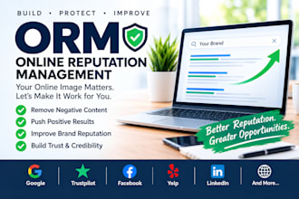 manage and improve your online brand reputation clutch g2  goodfirm capterra orm