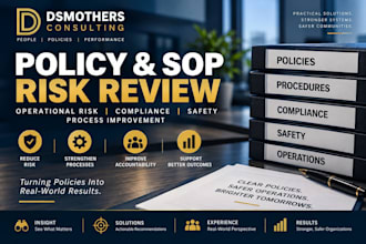 professionally review your policy or sop