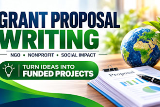 write professional grant proposals for ngos and nonprofits