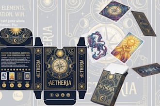 design custom playing card, poker card, tarot card, oracle card card desk