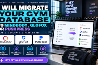 migrate your gym database to mindbody glofox or pushpress
