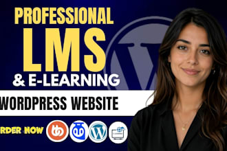 develop wordpress lms website and learndash lms