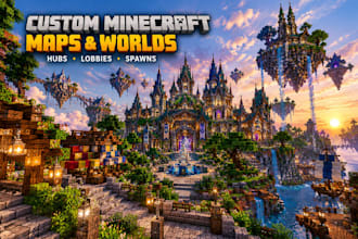 build custom minecraft maps, worlds, hubs, lobbies and spawns