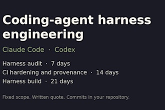 set up and harden your claude code or codex coding agent workflow