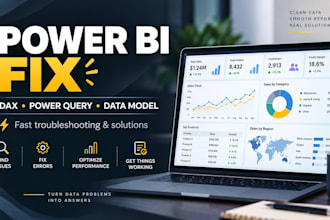 fix your power bi dax, power query and data model issues