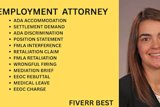 be your texas, ny, ca, florida employment lawyer for eeoc, fmla and ada claims