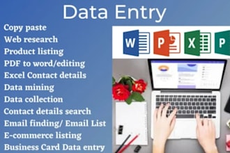 do data entry or typing jobs