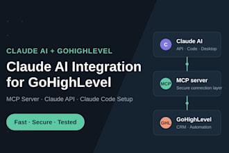 connect claude ai to gohighlevel, mcp server claude code claude api integration