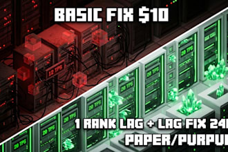 setup and optimize minecraft paper purpur server fix lag tps