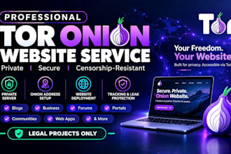 build a private and secure onion website on the tor network