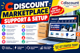 manage cdiscount store setup product listing marketplace optimization store