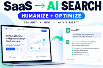 humanise your saas, ai saas website for chatgpt ai search visibility, ai SEO GEO