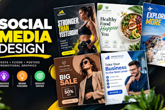 design custom posts, flyers, brochures and posters for just 5 dollars