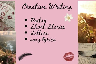 do excellent creative writing and storytelling