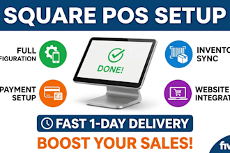 setup square pos system and integrate inventory