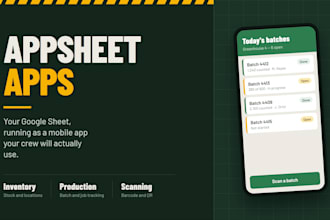 build a custom appsheet app from your google sheet