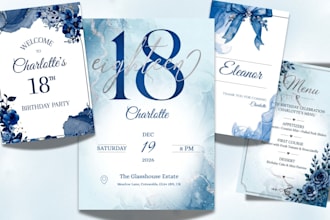 design elegant wedding and events stationery