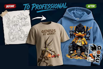 design character clothing, armor and convert to 3d models or printing