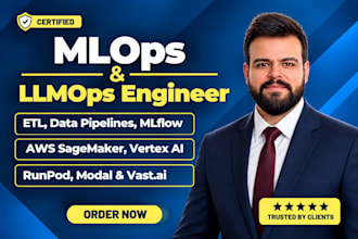 build mlops pipeline and deploy ml llm models on gpu runpod with mlflow