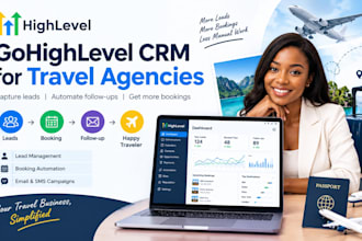 setup a travel agency crm with workflow automation