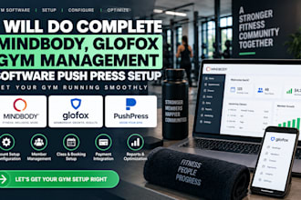 do complete mindbody glofox gym management software pushpress setup