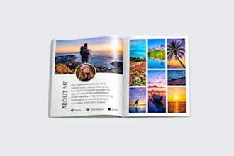 design a luxury coffee table book, photobook design for print and kdp publishing
