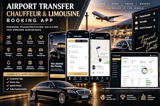 build airport transfer, chauffeur and limousine booking app