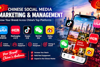 manage bilibili xiaohongshu douyin wechat weibo chinese social media marketing