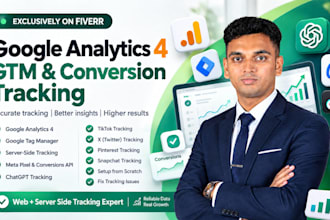 setup google analytics 4 ecommerce and ads conversion tracking and reporting