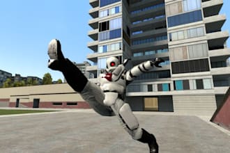create, rig, port, custom sfm,fnaf, gmod tf2, playermodel character model,