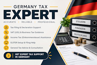 provide german vat registration, tax filing, elster and vat compliance support