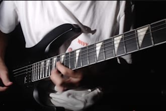 record electric guitar for your song