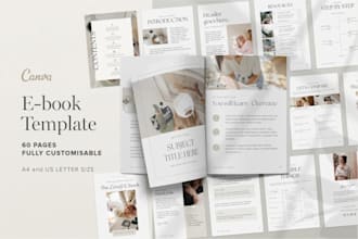design canva ebooks, workbooks, ebook PDF guides for etsy sellers and businesses
