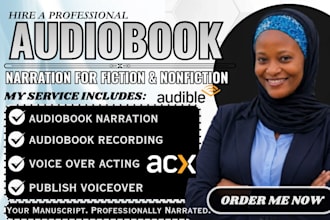 be your audiobook narrator, female voiceover, christian novel acx audiobook