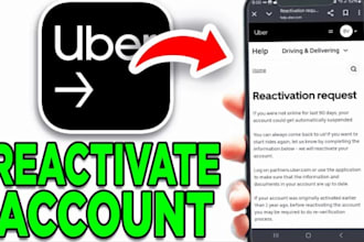 uber eats reactivation, amazon flex reactivation, spark reactivation