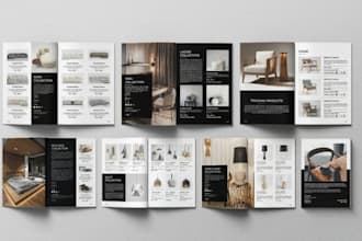 design editable product catalog indesign magazine linesheet booklet print digit