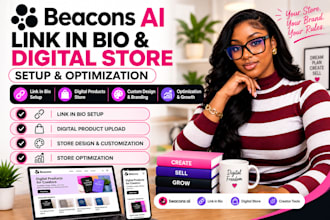 build and optimize your beacons ai link in bio and digital store