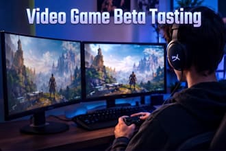 beta test your video game and provide detailed feedback