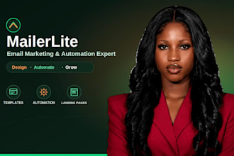 set up mailerlite email marketing, automation, and landing pages that convert