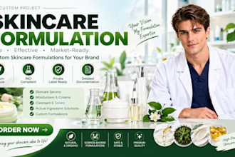 formulate skincare serum moisturizer formula skincare formulation toner formula