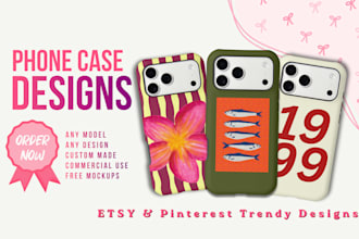 design aesthetic etsy and pinterest trendy phone cases pod