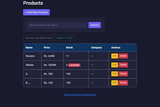 create a professional inventory management system for your