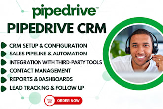 configure pipedrive CRM for lead and sales management