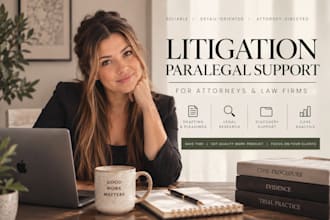 provide litigation paralegal support for attorneys and law firms